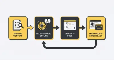 Flowchart of the optimized AI coding and debugging loop