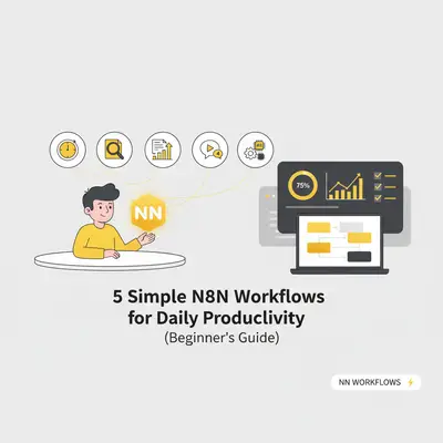 5 Simple N8N Workflows for Daily Productivity (Beginner's Guide)