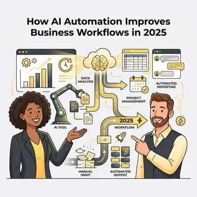 How AI Automation Improves Business Workflows in 2025