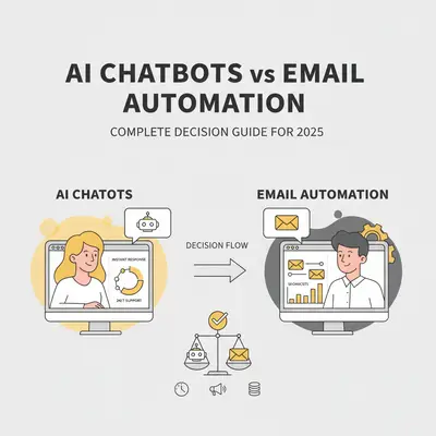 AI Chatbots vs Email Automation: Complete Decision Guide for 2025