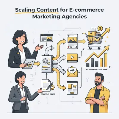 Scaling Content for E-commerce Marketing Agencies: A Proven Guide