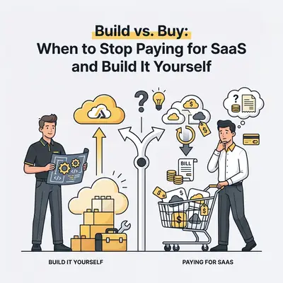 Build vs. Buy: When to Stop Paying for SaaS and Build It Yourself