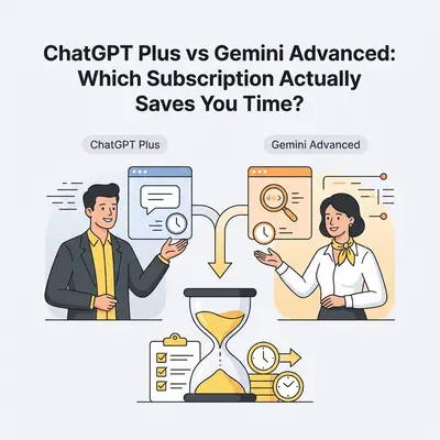ChatGPT Plus vs Gemini Advanced: Which Subscription Actually Saves You Time?