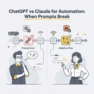 ChatGPT vs Claude for Automation: When Prompts Break