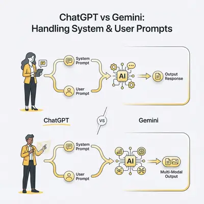 ChatGPT vs Gemini: How Each Model Handles System and User Prompts