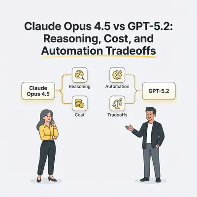 Claude Opus 4.5 vs GPT-5.2: Reasoning, Cost, and Automation Tradeoffs