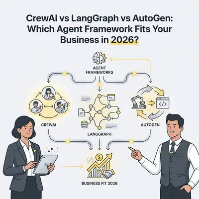 CrewAI vs LangGraph vs AutoGen: Which Agent Framework Fits Your Business in 2026?