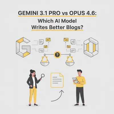 Gemini 3.1 Pro vs Opus 4.6: Which AI Model Writes Better Blogs?