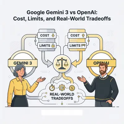 Google Gemini 3 vs OpenAI: Cost, Limits, and Real-World Tradeoffs