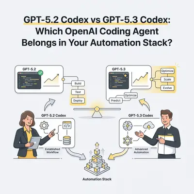 GPT-5.2 Codex vs GPT-5.3 Codex: Which OpenAI Coding Agent Belongs in Your Automation Stack?
