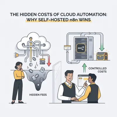 The Hidden Costs of Cloud Automation: Why Self-Hosted n8n Wins