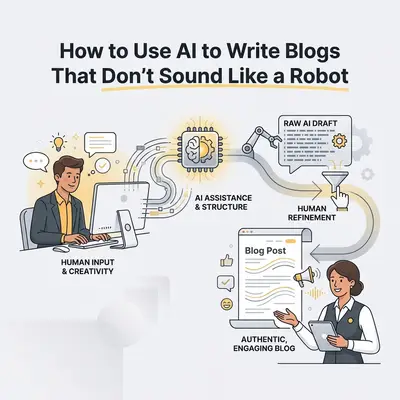 How to Use AI to Write Blogs That Don't Sound Like a Robot