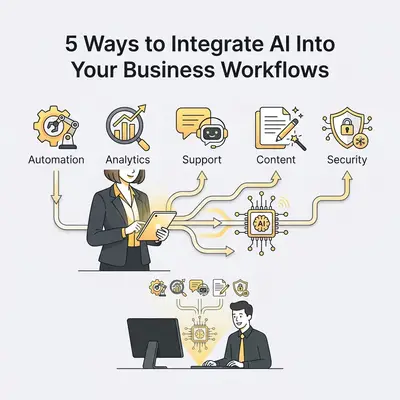 5 Ways to Integrate AI Into Your Business Workflows