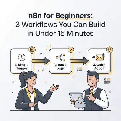 n8n for Beginners: 3 Workflows You Can Build in Under 15 Minutes