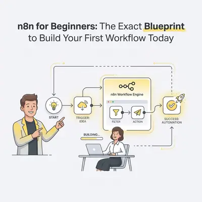 n8n for Beginners: The Exact Blueprint to Build Your First Workflow Today