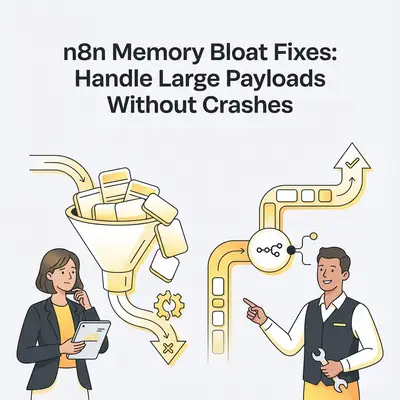 n8n Memory Bloat Fixes: Handle Large Payloads Without Crashes