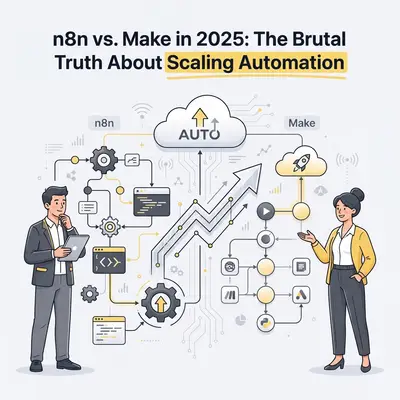 n8n vs. Make in 2025: The Brutal Truth About Scaling Automation