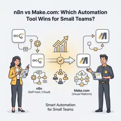 n8n vs Make.com: Which Automation Tool Wins for Small Teams?