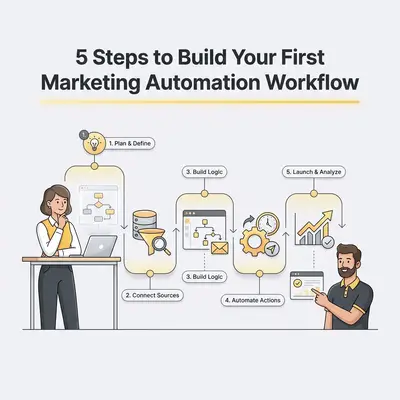 5 Steps to Build Your First Marketing Automation Workflow