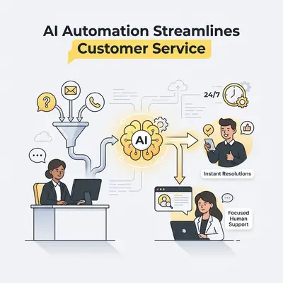 5 Ways AI Automation Streamlines Customer Service