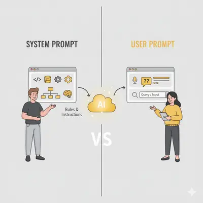 System Prompt vs User Prompt: Differences, Examples & Templates