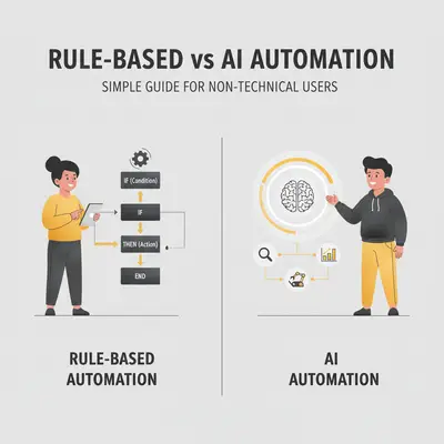 What Is Rule-Based vs AI Automation: Simple Guide for Non-Technical Users