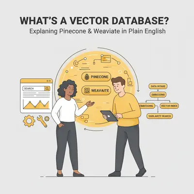 What's a Vector Database? Explaining Pinecone & Weaviate in Plain English