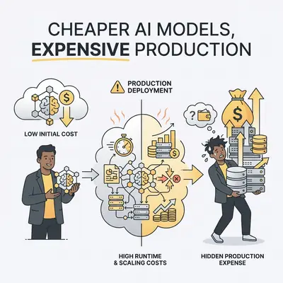 When Cheaper AI Models Become More Expensive in Production