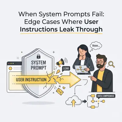 When System Prompts Fail: Edge Cases Where User Instructions Leak Through