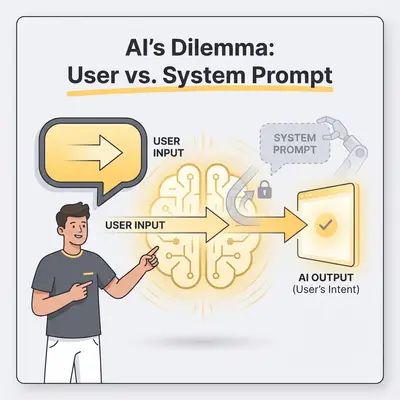 Why AI Sometimes Obeys the User Instead of the System Prompt