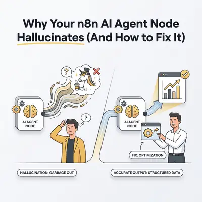 Why Your n8n AI Agent Node Hallucinates (And How to Fix It)