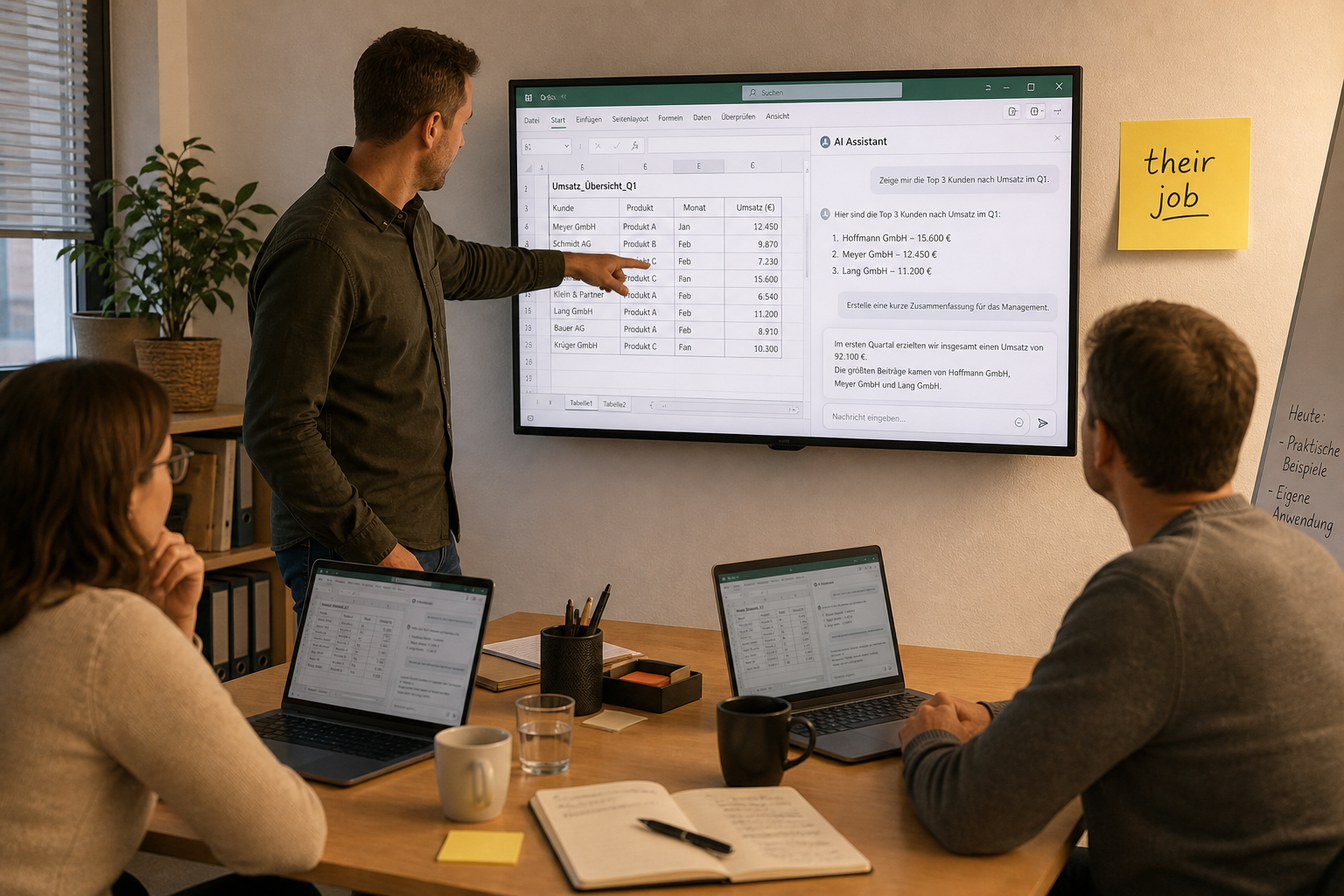 We train your team on their work